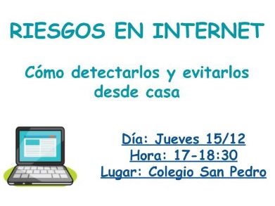 Formación para las familias: Riesgos en Internet